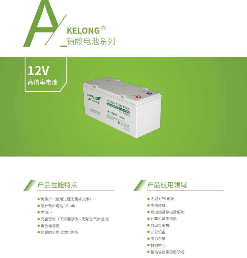 FUN88蓄电池12V系列(图1)